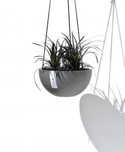 Ecopot Suspendu Brussels 27CM Gris
