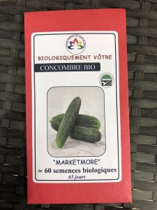 Concombre « Marketmore » – Bio