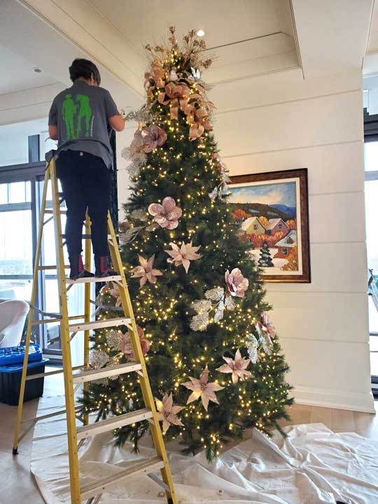 Nous décorons votre arbre de Noël pour vous
