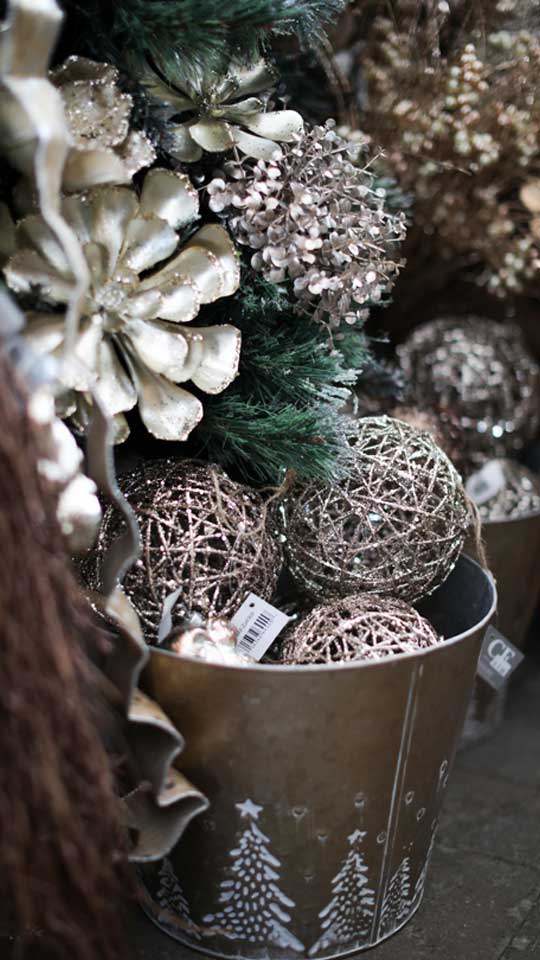 Boules de Noël brillantes
