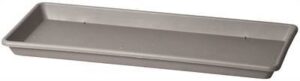 Soucoupe rectangulaire Cassettone Teraplast brune